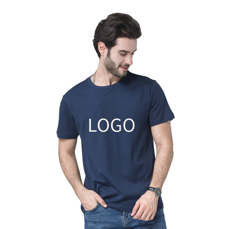 Customized printed wholesale regular men's t-shirt