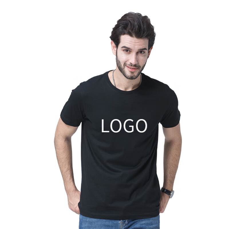 Customized printed wholesale regular men's t-shirt