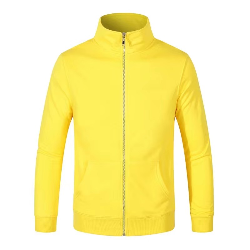 Bulk regular blank full zipper wool hooded jacket from Chinese supplier