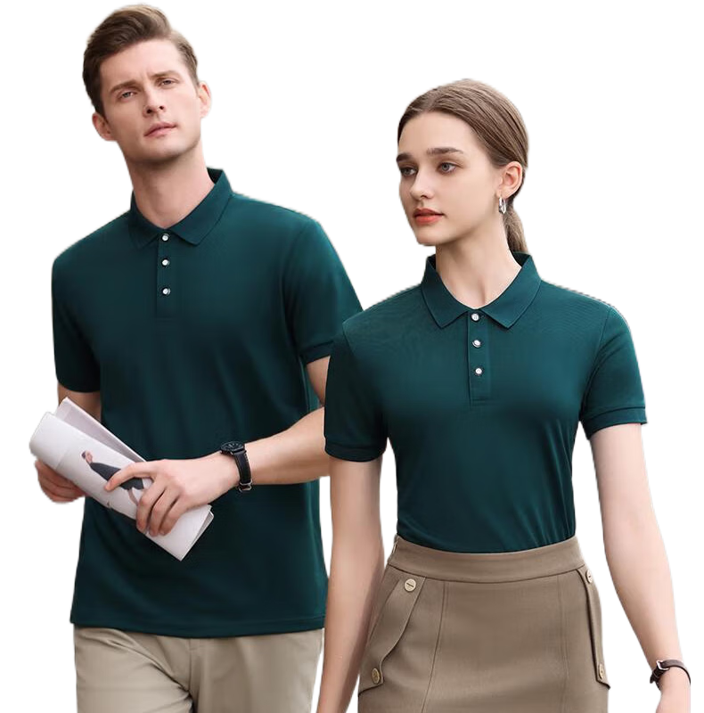 High quality 100% cotton men's polo T-shirt