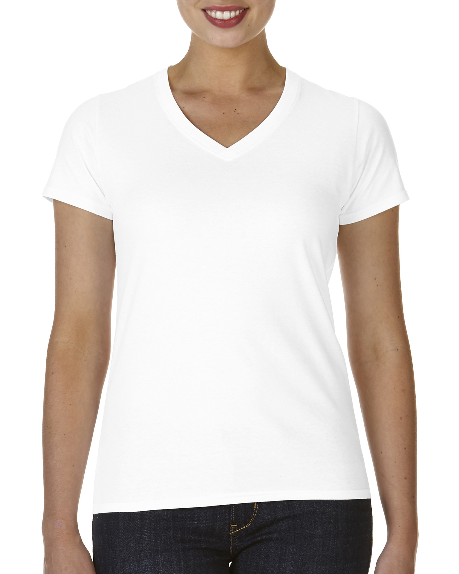 Value V Neck T-Shirt Printing