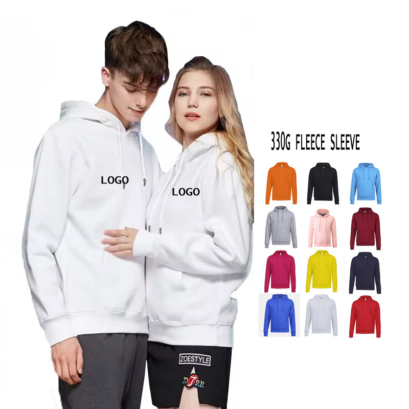 Customized Logo Breathable Heavyweight Wool Hoodie 