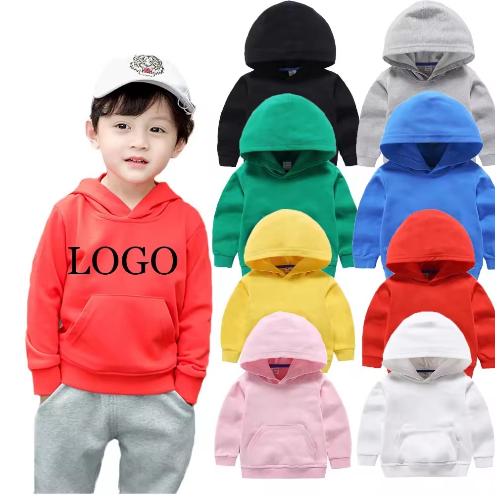 Children's long sleeved hooded