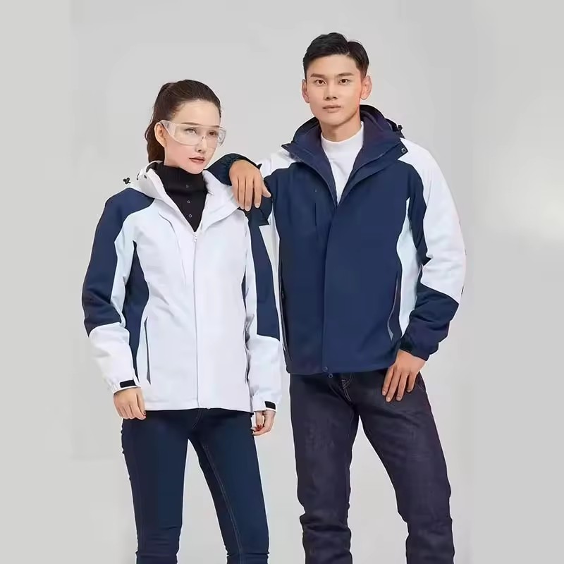 Windproof winter fleece jacket, breathable 100% polyester,