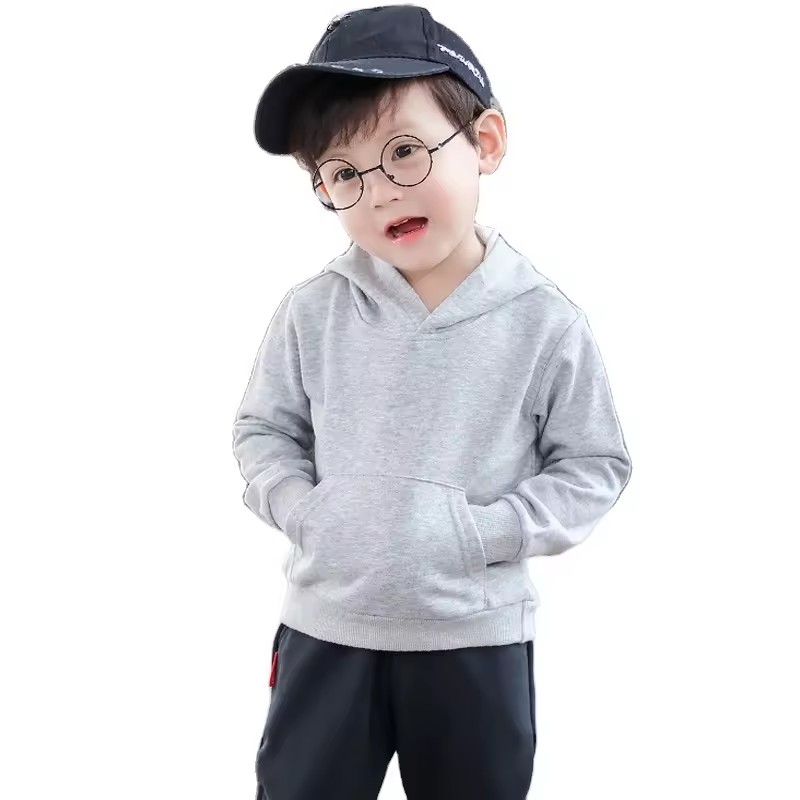 Children's long sleeved hooded