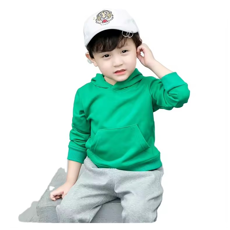 Children's long sleeved hooded