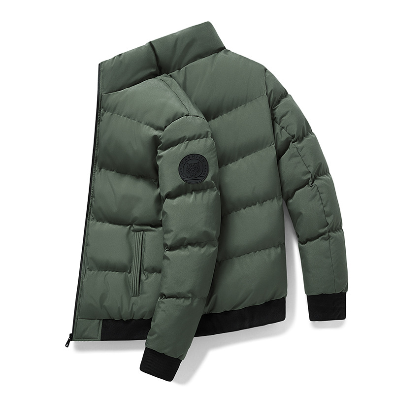 Wholesale customized lightweight winter down jacket, white puff jacket, crop white puff jacket, trendy men's puff jacket